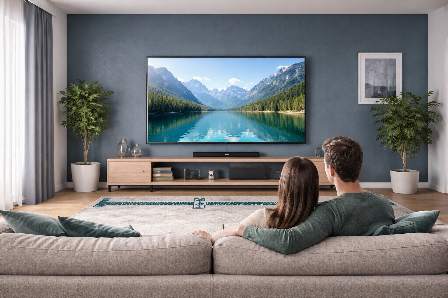 afstand tv tot bank