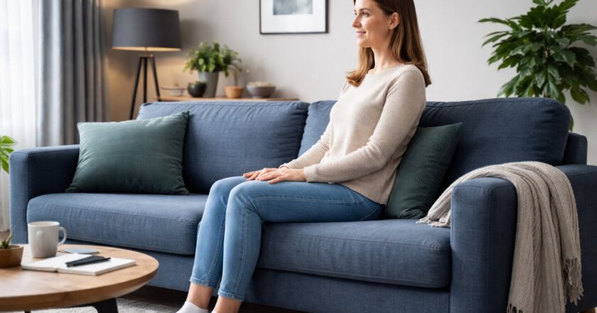 Een goede zithouding op de bank: comfort, gezondheid en huiselijke balans