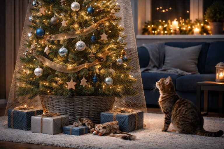 kerstboom katproof, kerstboom