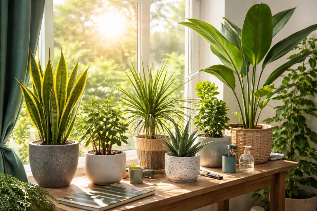 Welke binnenplanten gedijen in de volle zon? Een doordachte gids voor lichte woonruimtes