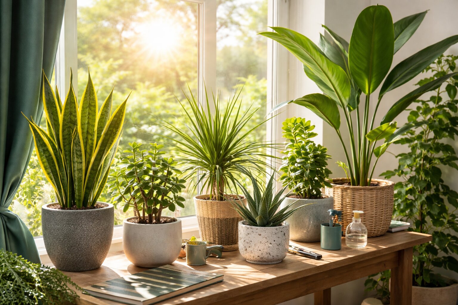 welke binnenplanten kunnen in de volle zon, binnenplant