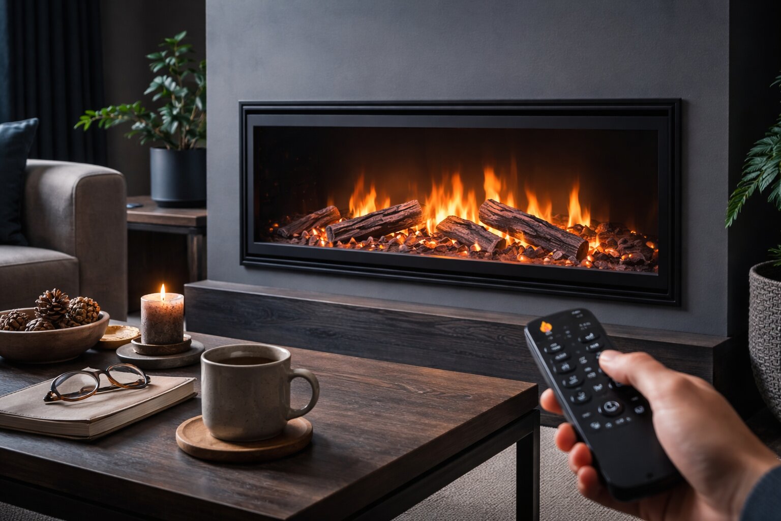 hoe werkt een elektrische haard, elektrische haard