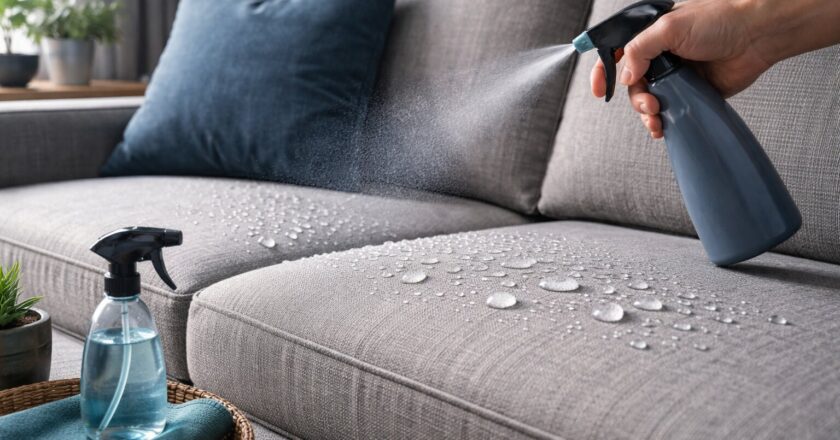 Een bank waterafstotend maken: duurzame bescherming voor een zorgeloos interieur