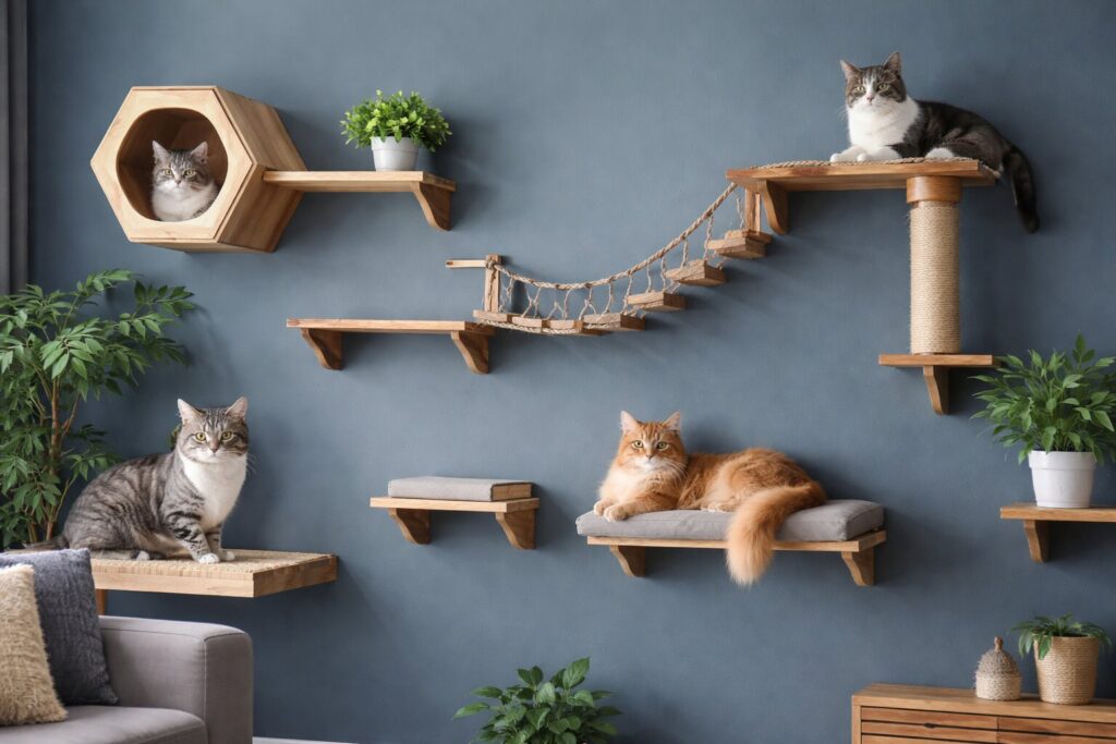 Een kattenmuur maken: zo creëer je een verticale speel- en rustplek met karakter