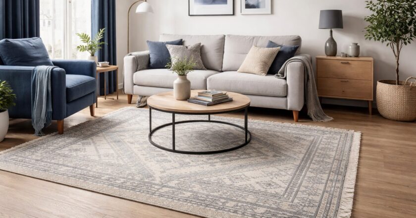 Vloerkleed hoe neerleggen: zo bepaal je de juiste plek en verhoudingen in huis